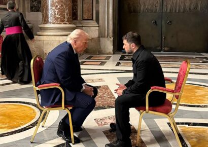 Trump y Zelenski se reúnen en Roma antes del funeral del Papa Francisco