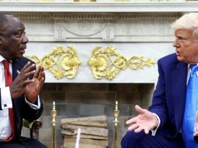 Trump y Ramaphosa: un encuentro marcado por acusaciones sin fundamento y tensión diplomática