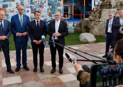 Trump dialoga con Merz, Macron, Starmer y Meloni antes de abordar la crisis con Putin