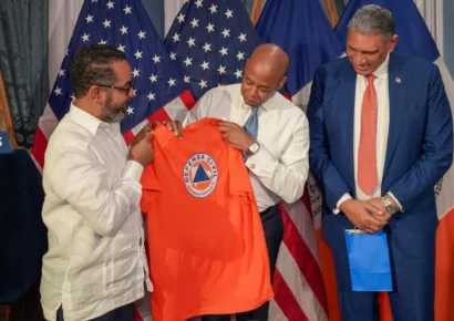 Alcalde de Nueva York y director de la Defensa Civil de RD ultiman acuerdo estratégico para enfrentar desastres