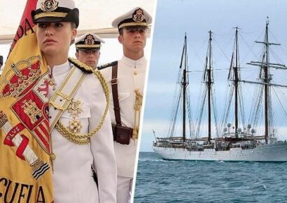 La Princesa Leonor concluye su visita a la República Dominicana a bordo del buque escuela Juan Sebastián de Elcano