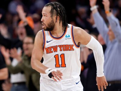 Jalen Brunson encesta dos triples consecutivos y amplía la ventaja de los Knicks a 10 puntos en el primer cuarto