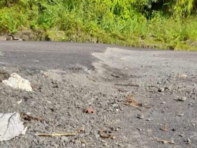 Experto advierte riesgo de incomunicación en Constanza por hundimiento en vía principal