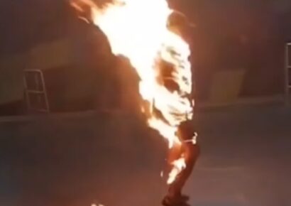 Hombre se prende fuego en estación del metro de São Paulo y causa conmoción entre los usuarios