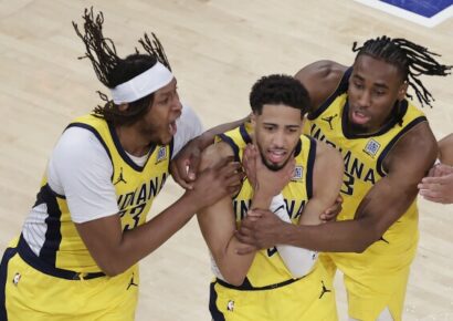 Haliburton lidera épica remontada y los Pacers toman ventaja ante los Knicks