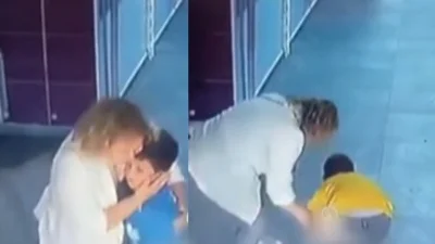 Heroína en Turquía: profesora salva a un niño de asfixia