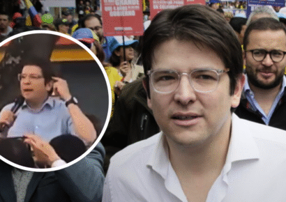 Captan el instante exacto en que disparan contra Miguel Uribe durante evento político