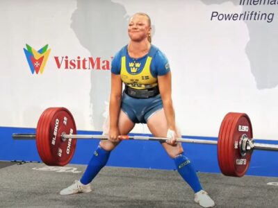 Alba Boström, levantadora de pesas sueca, gana oro mundial… ¡a pesar de un accidente!