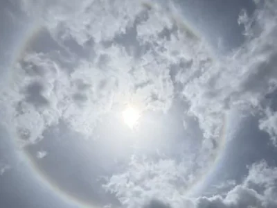El halo solar que cautivó a RD