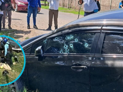 Padre dispara a presunto sicario que atacó a sus hijas en Yusguare; una murió en el ataque