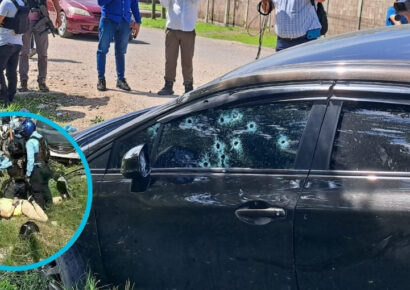 Padre dispara a presunto sicario que atacó a sus hijas en Yusguare; una murió en el ataque