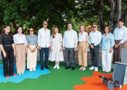 Instalan moderno gimnasio al aire libre en el parque Mirador Sur como parte de plan integral de revitalización