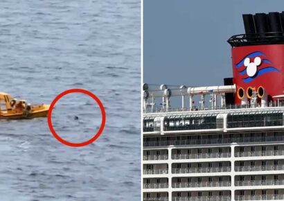 Padre se lanza al mar desde crucero Disney para salvar a su hija tras caer al agua