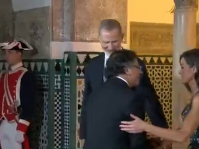 El frenazo de la reina Letizia a Gustavo Petro se vuelve viral por un error de protocolo