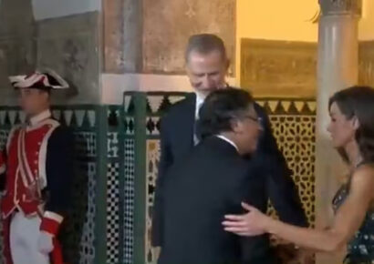 El frenazo de la reina Letizia a Gustavo Petro se vuelve viral por un error de protocolo