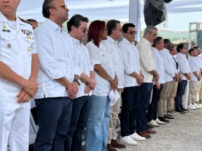 Presidente Abinader lidera inicio de construcción del Puerto Turístico en Samaná