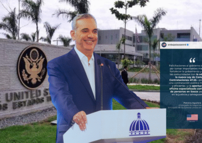 Embajada de EE. UU. felicita al presidente Abinader por promover transparencia y justicia con nuevas medidas