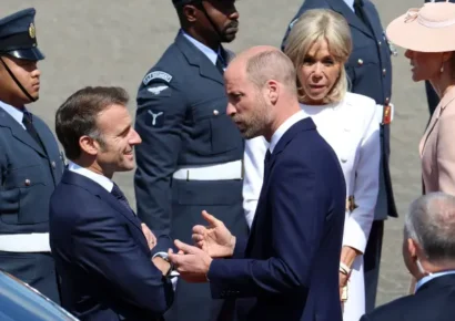 Macron inicia visita de Estado al Reino Unido con recibimiento de los príncipes de Gales