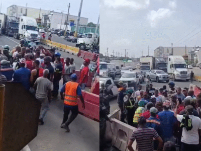 DIGESETT captura camión luego de persecución por ingresar ilegalmente al polígono central