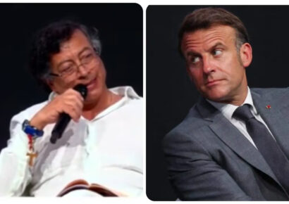 Macron frena en seco a Petro en conferencia internacional: “Le exijo respeto”