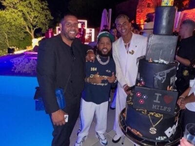 Chimbala fue el cantante oficial en el cumpleaños 18 de Lamine Yamal el delantero estrella del Barça