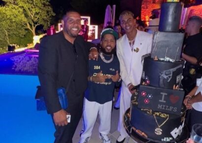 Chimbala fue el cantante oficial en el cumpleaños 18 de Lamine Yamal el delantero estrella del Barça