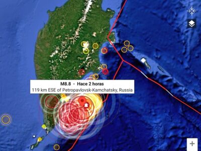 Osiris de León alerta sobre “anormal proceso de rotura sísmica” en Kamchatka tras terremoto de magnitud 8.8