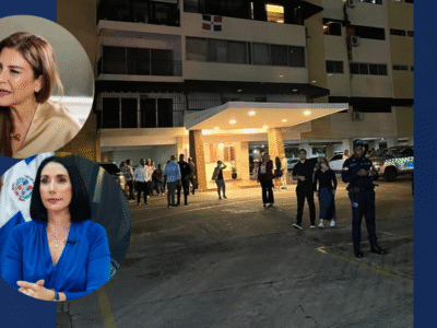 Primera dama y Carolina Mejía acuden al lugar de los hechos en Naco tras trágico suceso