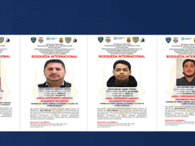 Policía Nacional y agencias internacionales buscan a cuatro miembros del grupo criminal “Los Rugrats”, brazo armado del Cartel de Sinaloa