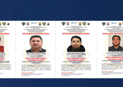 Policía Nacional y agencias internacionales buscan a cuatro miembros del grupo criminal “Los Rugrats”, brazo armado del Cartel de Sinaloa