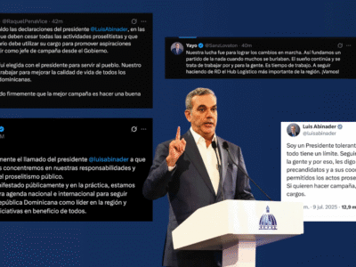 Funcionarios respaldan advertencia de Abinader sobre proselitismo desde el Gobierno