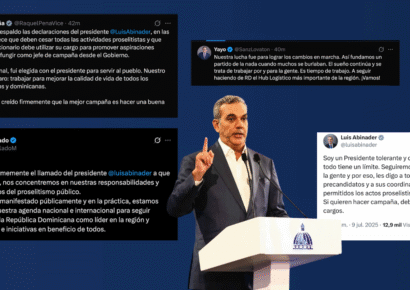 Funcionarios respaldan advertencia de Abinader sobre proselitismo desde el Gobierno