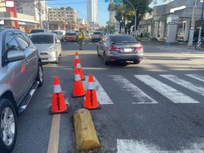 Cambios en la Tiradentes: Prohibidos los giros a la izquierda desde este lunes