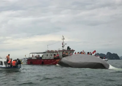 Tragedia en Ha Long: naufragio deja 38 víctimas mortales y 5 desaparecidos, Vietnam