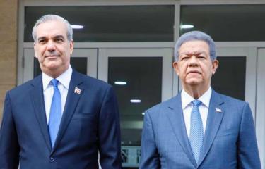 Abinader se reunirá con Leonel a las 11:00 a. m. para tratar crisis haitiana