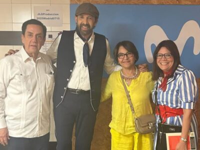 Embajador Tony Raful y su esposa asisten al concierto de Juan Luis Guerra en Madrid