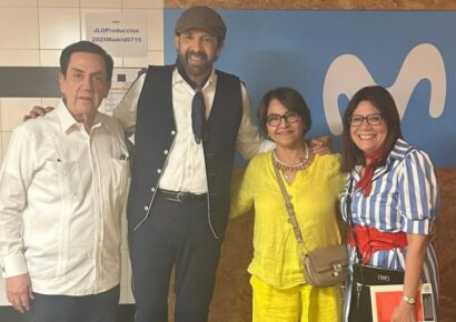 Embajador Tony Raful y su esposa asisten al concierto de Juan Luis Guerra en Madrid