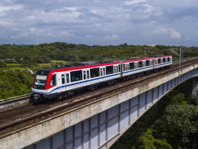 Retiran tren del Metro de Santo Domingo por daño en cristal lateral
