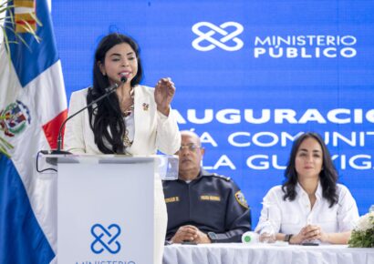 Yeni Berenice Reynoso inaugura la Fiscalía Comunitaria de La Guáyiga: un modelo de justicia cercana a la comunidad