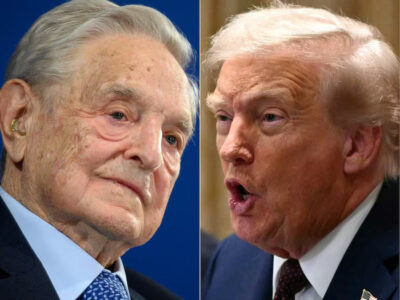 Trump amenaza con demandar al multimillonario George Soros y a su hijo por supuestas protestas