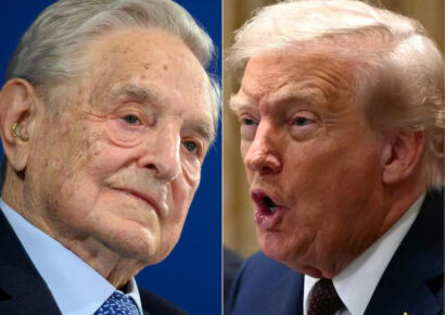 Trump amenaza con demandar al multimillonario George Soros y a su hijo por supuestas protestas