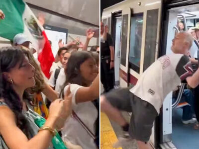 Italiano bloquea a mexicanos en el metro de Roma y su canto por la paz lo enfurece más