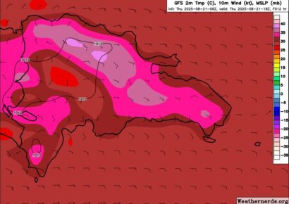 Temperaturas extremas en República Dominicana: se esperan hasta 40 °C este jueves