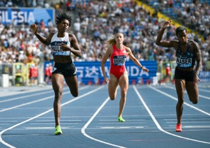 Marileidy Paulino domina los 400 metros en Polonia y lidera la Liga Diamante