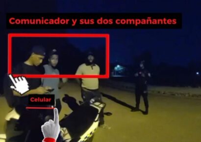 Periodista Edward Ramírez fue detenido en zona boscosa del Centro Olímpico junto a otros dos hombres, informa la Policía