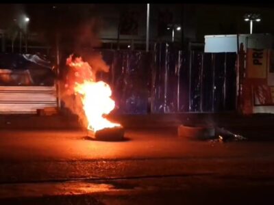 Protestas en SFM por apagones: residentes queman gomas y advierten más manifestaciones