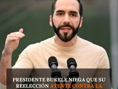 Presidente Bukele niega que su reelección atente contra la democracia