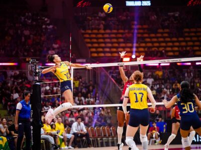 Brasil vence 3-1 a Dominicana y avanza en el Mundial de Voleibol