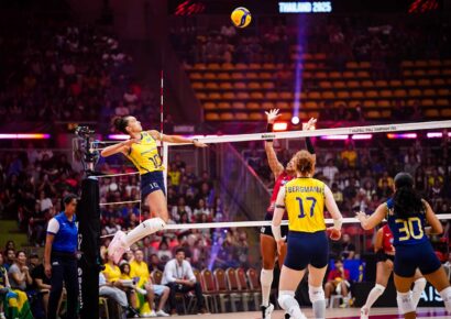 Brasil vence 3-1 a Dominicana y avanza en el Mundial de Voleibol