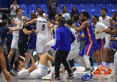 Dominicanos sancionados tras pelea con Argentina en la AmeriCup 2025